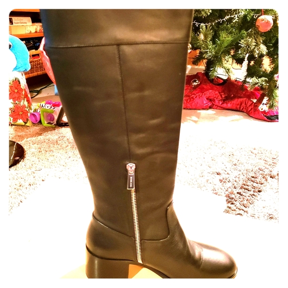 Michael Kors Dylyn Leather Boots - Picture 1 of 8